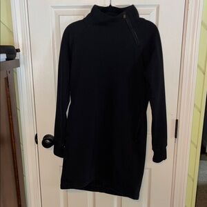 Athleta Women's Cozy Karma Zip
 Dress with Zipper Detail XS